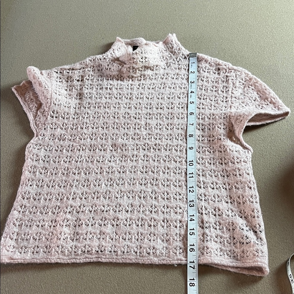 House of Harlow 1960 Crochet Knit Maxi Skirt Set - 2 Pieces Soft Pink Size S - Picture 15 of 15